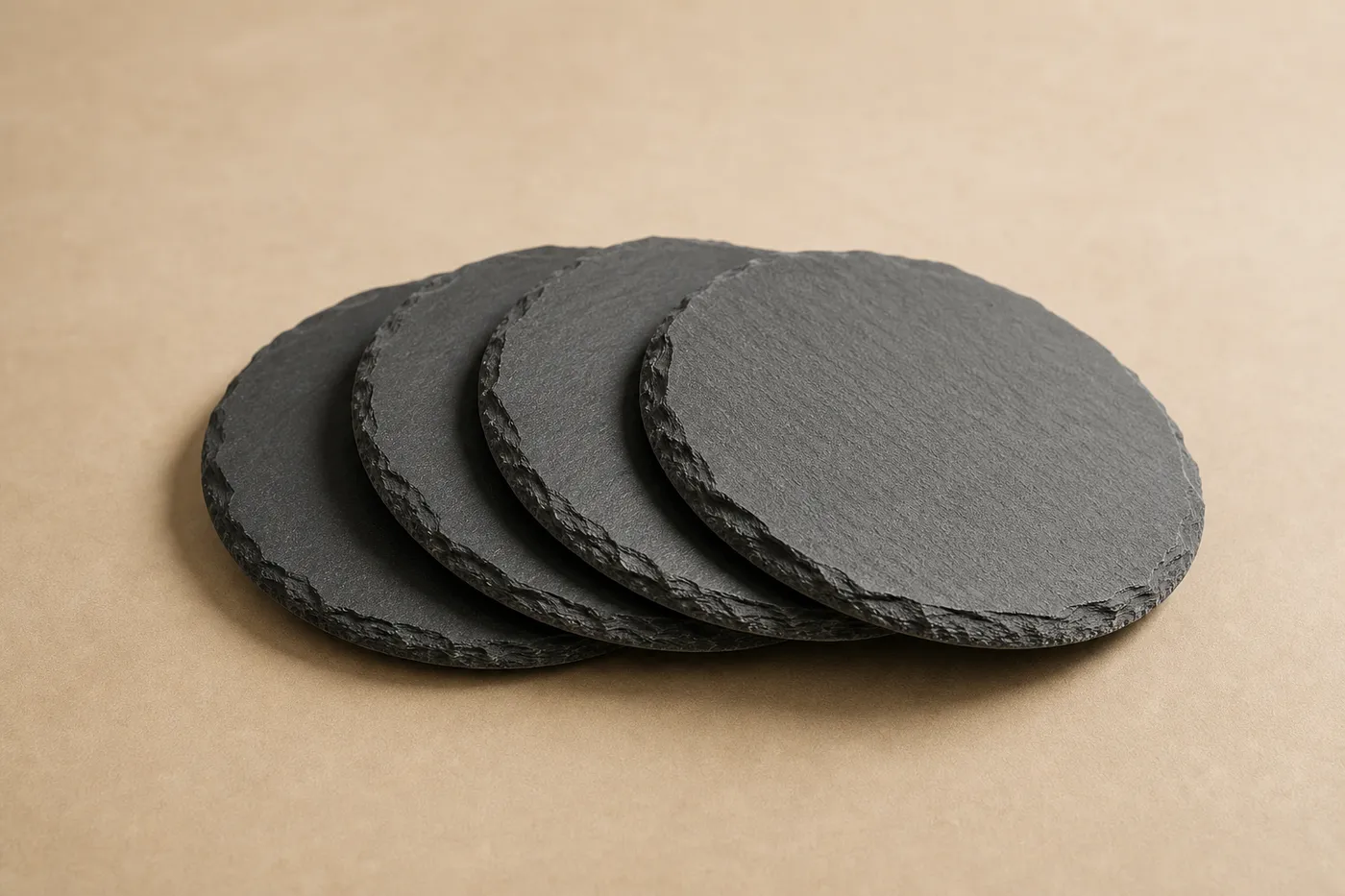 Édition Sous-Verres Ardoise (Lot de 4) — N°04